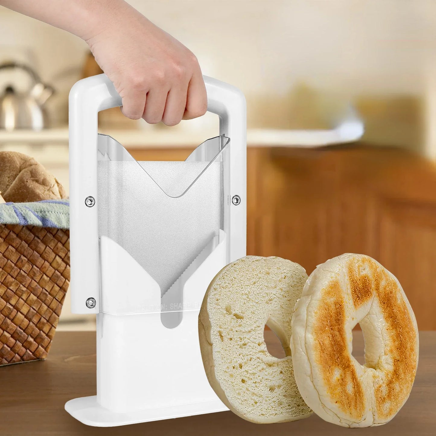 Bagel Guillotine Slicer